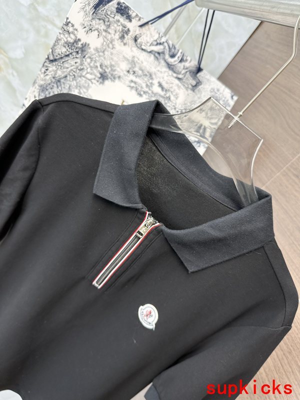 Full styled look of Moncler luxury clothing with tailored silhouette
