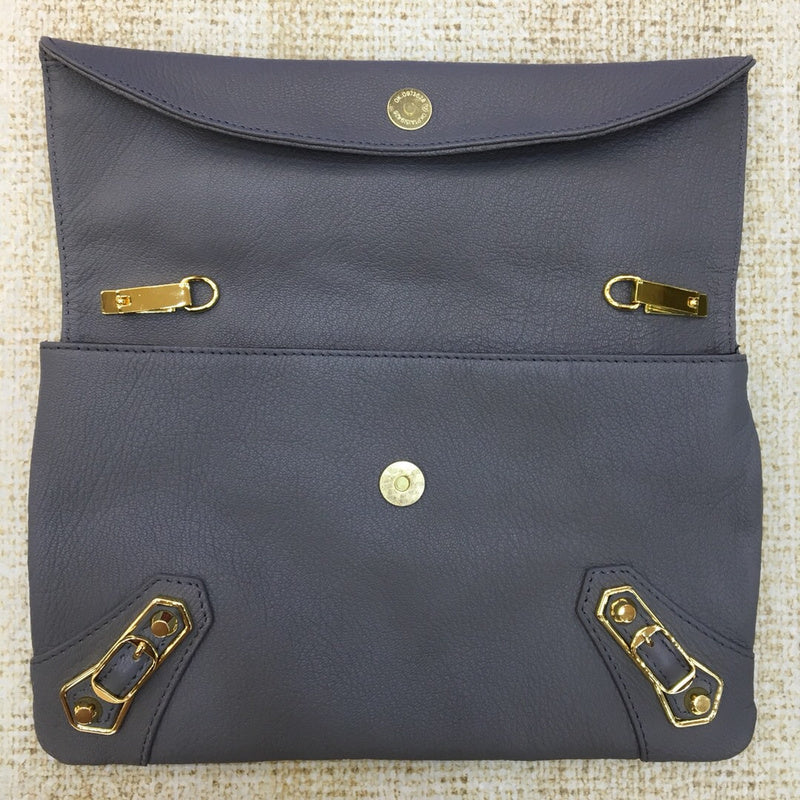 Sophisticated Vegan Leather Handbag - Polished Finish | Women's Statement Accessory #956 - hardware and detail close-up (image 5) of designer-inspired handbag