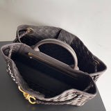 Sleek Vegan Leather Handbag - Chic Everyday Appeal | Women's Luxury Handbag #1578 - side angle view (image 2) of designer-inspired handbag