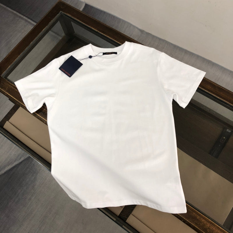 Front view of Louis Vuitton cotton t-shirt with streetwear-inspired cut