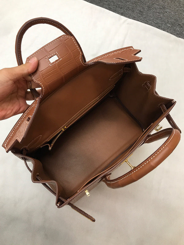 Close-up detail of curated bag design