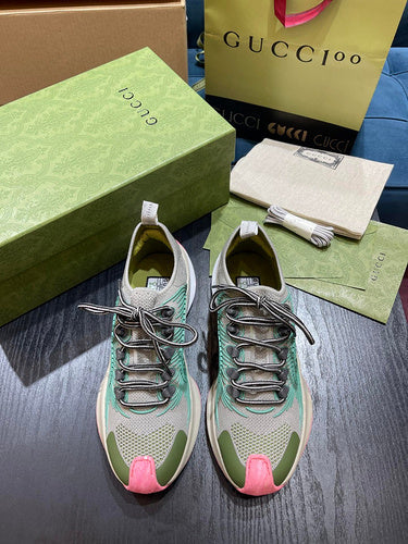 Gucci soft grey luxury sneakers view 11 premium leather build
