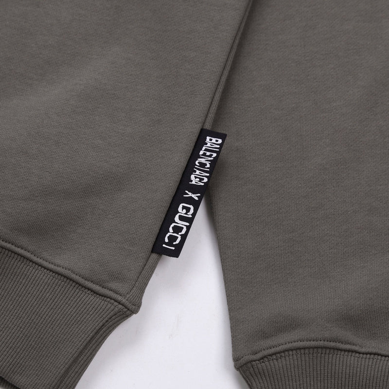 Front view of Gucci luxury clothing with tailored silhouette