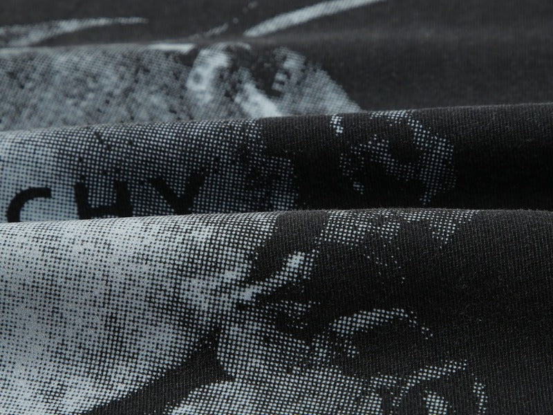 Front view of Givenchy luxury clothing with signature branding