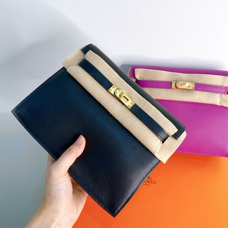 Close-up detail of graceful bag design