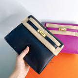 Close-up detail of graceful bag design