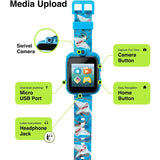 Lifestyle view of Playzoom Kids Smartwatch unisex blue watch