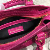 Chic Premium PU Leather Handbag - Statement Silhouette | Women's Fashion Handbag #644 - texture close-up (image 9) of designer-inspired handbag