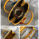 Interior view of chic premium bag