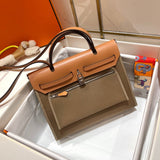 Close-up detail of effortless bag design