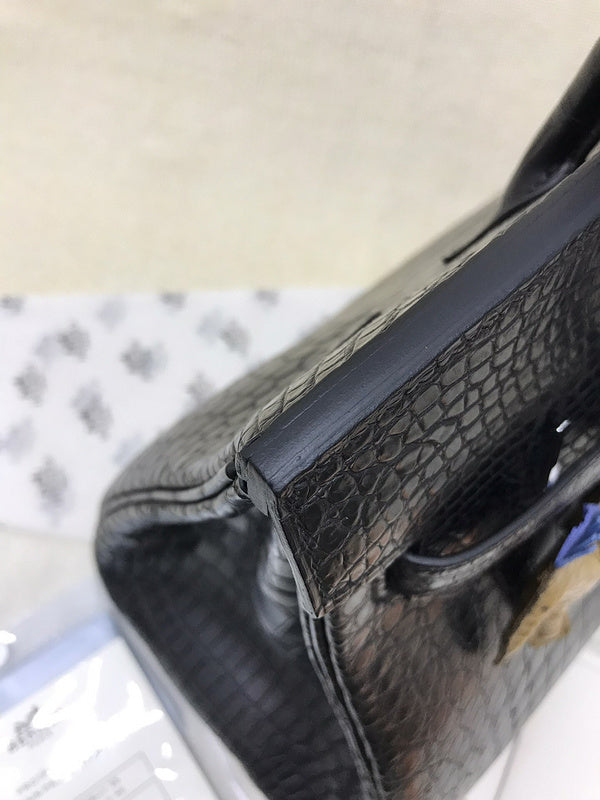 Poised bag shown from front angle