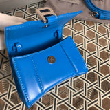 Back view of everyday-luxe structured women's handbag – women's statement bag