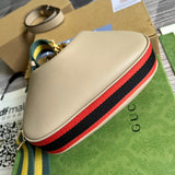 Back view of structured statement women's handbag – women's everyday handbag