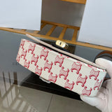 Side profile of statement refined women's handbag – women's designer-style accessory