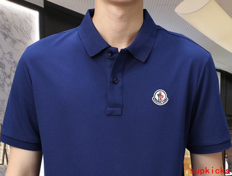 Side profile of Moncler luxury clothing with contemporary cut