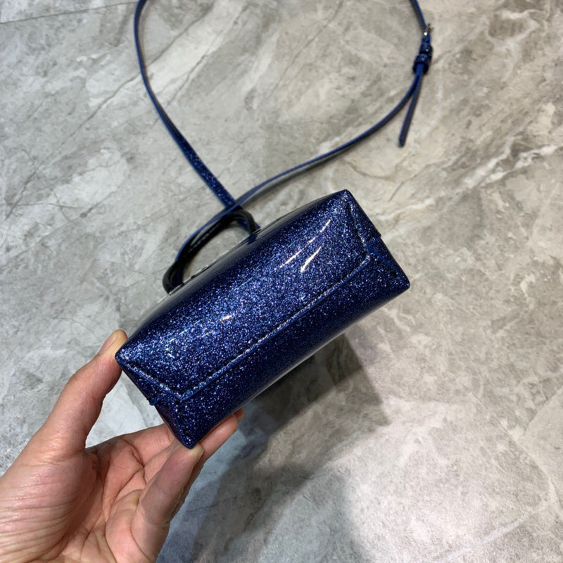 Classic Faux Leather Handbag - Polished Finish | Women's Everyday Carry Handbag #1060 - hardware and detail close-up (image 5) of designer-inspired handbag