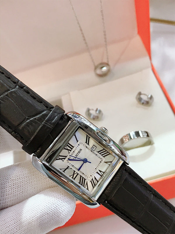 Front view of Cartier unisex jewelry piece