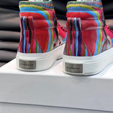 Givenchy Grey Block Heel Pumps - Lifestyle Styling Shot