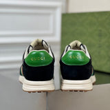 Gucci soft grey luxury sneakers view 4 chunky sole construction