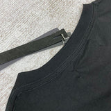 Close-up of Amiri t-shirt craftsmanship
