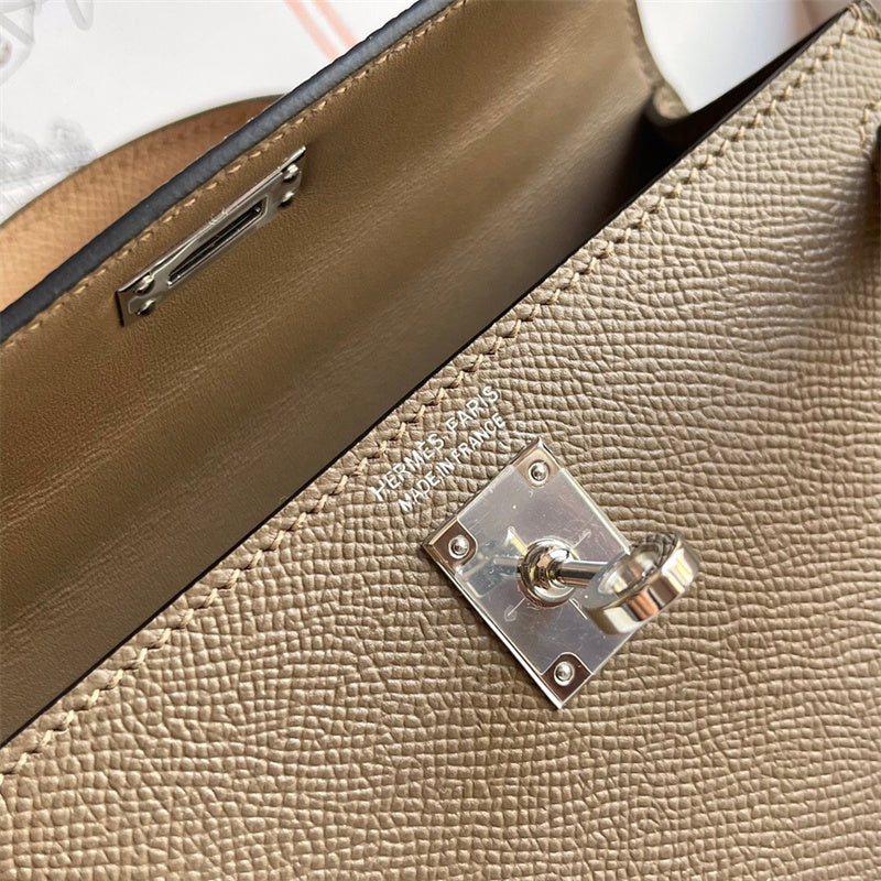 Interior view of elegant premium bag