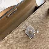 Interior view of elegant premium bag