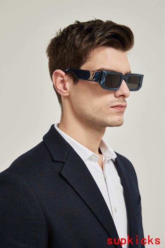 Side view of Louis Vuitton unisex sunglasses