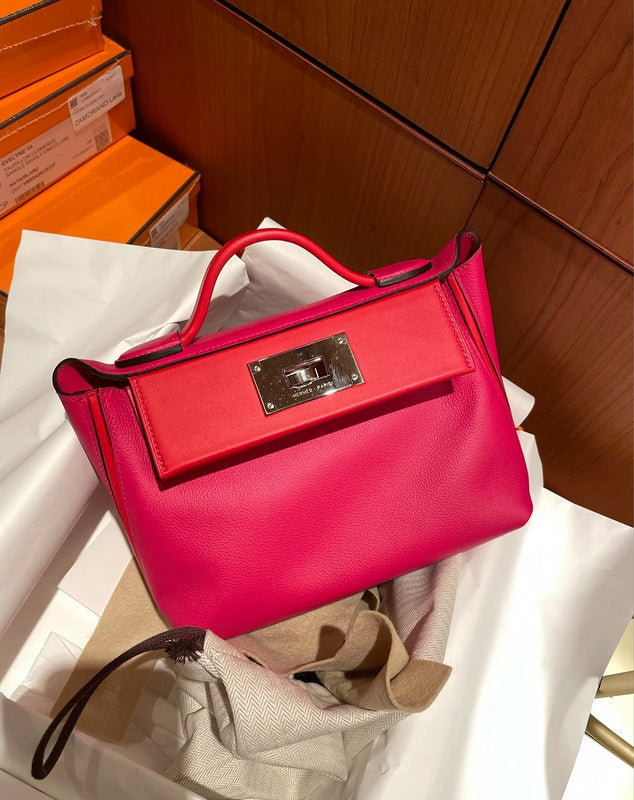 Close-up detail of timeless bag design