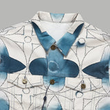 Full styled look of Louis Vuitton luxury clothing with signature branding