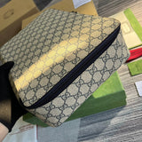 Back view of chic signature women's handbag – women's luxury accessory