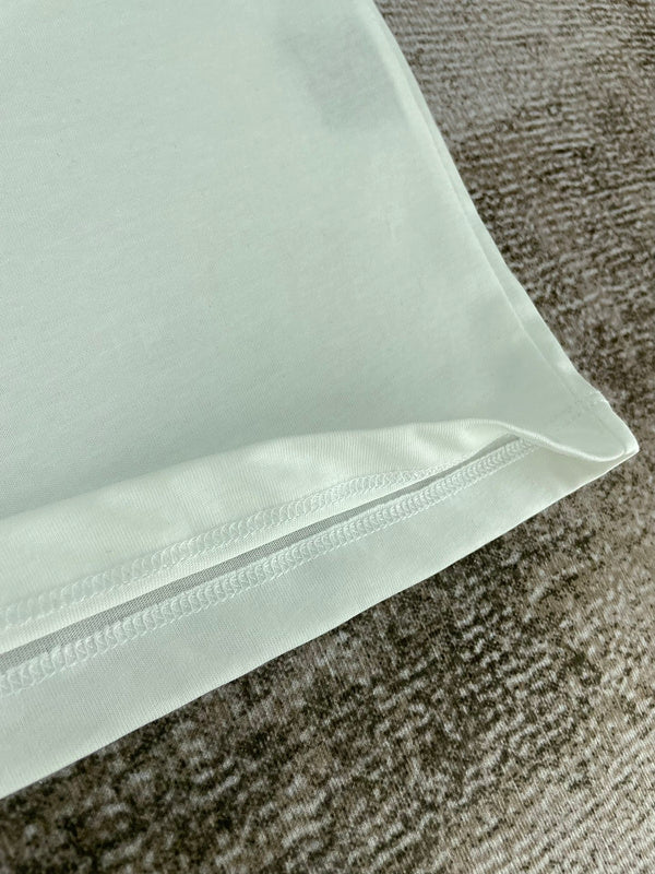Close-up of Amiri t-shirt craftsmanship