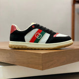 Gucci fresh white-and-black luxury sneakers view 6 sleek tonal finish