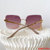 Side view of Louis Vuitton unisex sunglasses