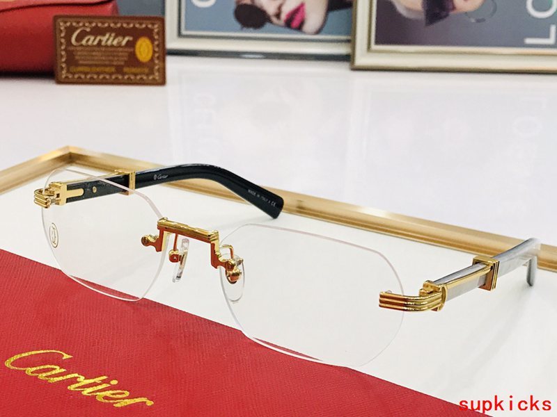Side view of Cartier unisex sunglasses