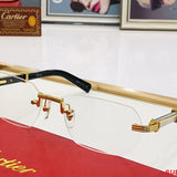 Side view of Cartier unisex sunglasses