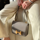 Close-up detail of streamlined bag design