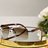 Angled view of Cartier unisex sunglasses