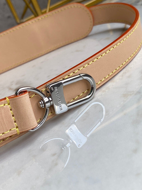 Top view of modern statement women's handbag – women's designer-style accessory