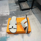 Hermès Nude Bow-Detail Flats - Front View