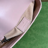 Side profile of signature sleek women's handbag – women's designer-style accessory