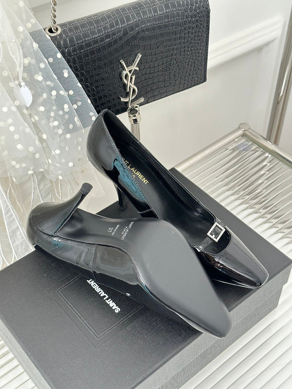 Saint Laurent luxury shoes detail view — premium authentic designer style