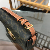 Top view of statement signature women's handbag – women's luxury handbag