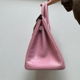 Close-up detail of refined bag design