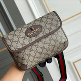 Side profile of structured statement women's handbag – women's statement bag