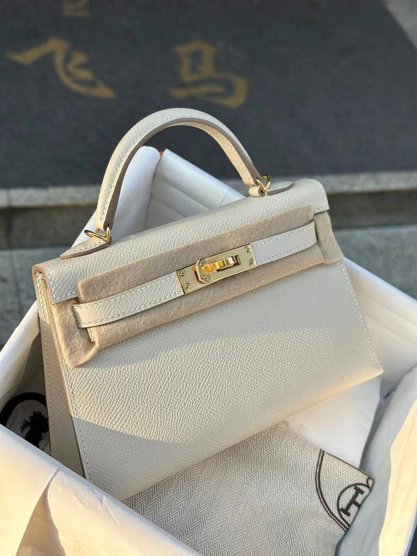 Statement bag shown from front angle