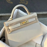 Statement bag shown from front angle