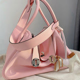  polished tote bag styled with outfit