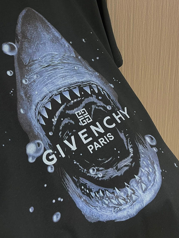 Flat lay presentation of Givenchy luxury clothing with streetwear-inspired cut