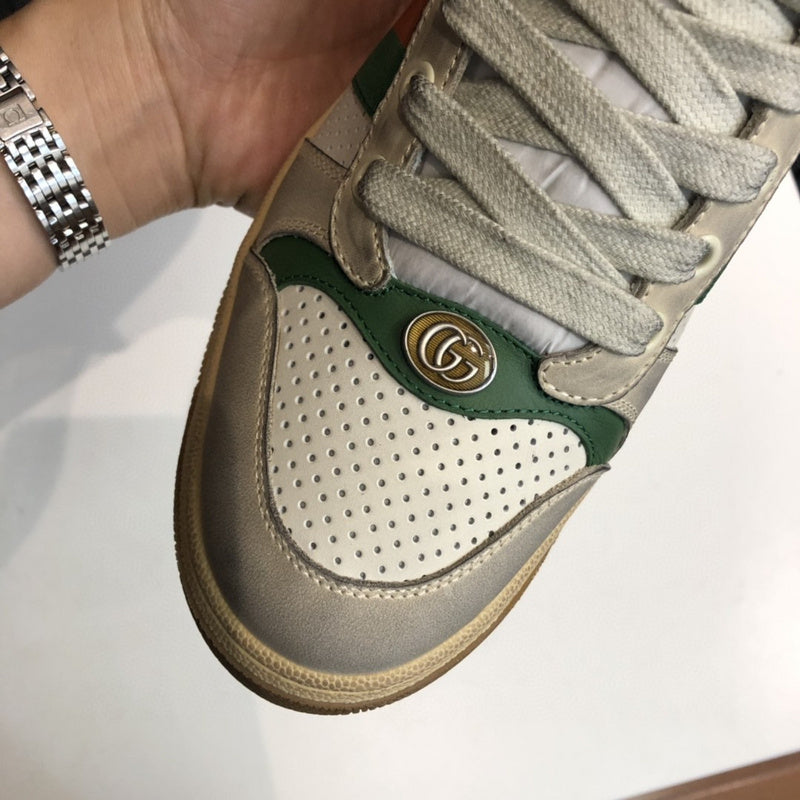 Gucci all-black luxury sneakers view 7 heritage-inspired look