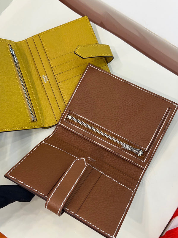 Side view of chic structured handbag